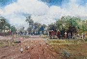 Walter Withers On the Eltham Road oil painting artist